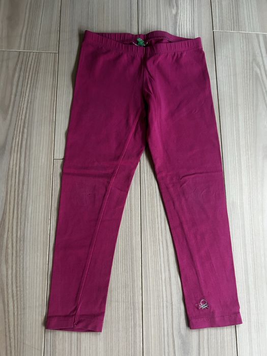 Różowe legginsy 104/110 Benetton