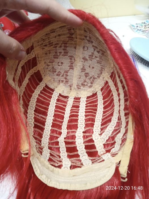 Peruka wig czerwona krótka, Kirishima bnha