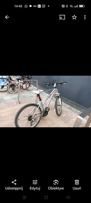 Skradziono srebrny rower górski damski Fuji Addy Comp