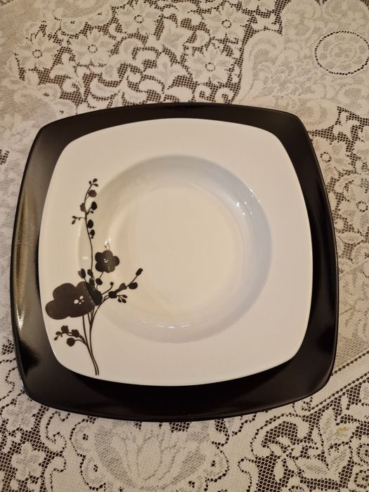 Conjunto Pratos Gato Preto