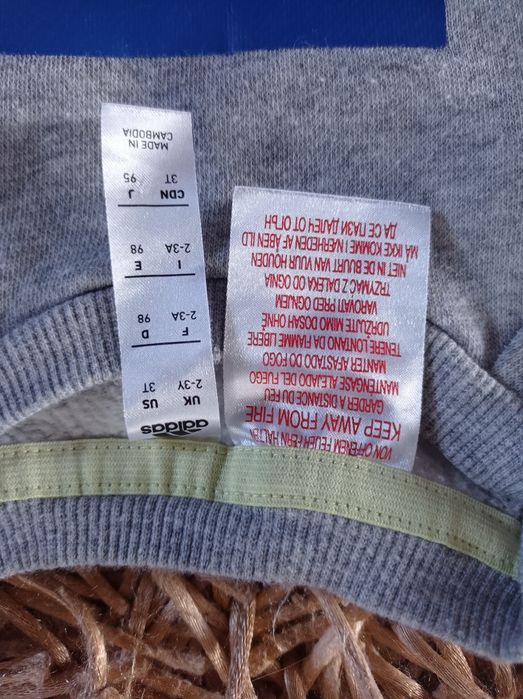 Bluza Adidas, chłopiec, dziewczynka, 2-3 lata, r. 98