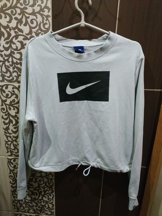 Женский худи, свитшот,кроп топ найк nike cropped sweatshirt jumper ori