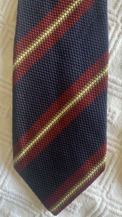Gravata vintage 100% poliester Massimo Dutti