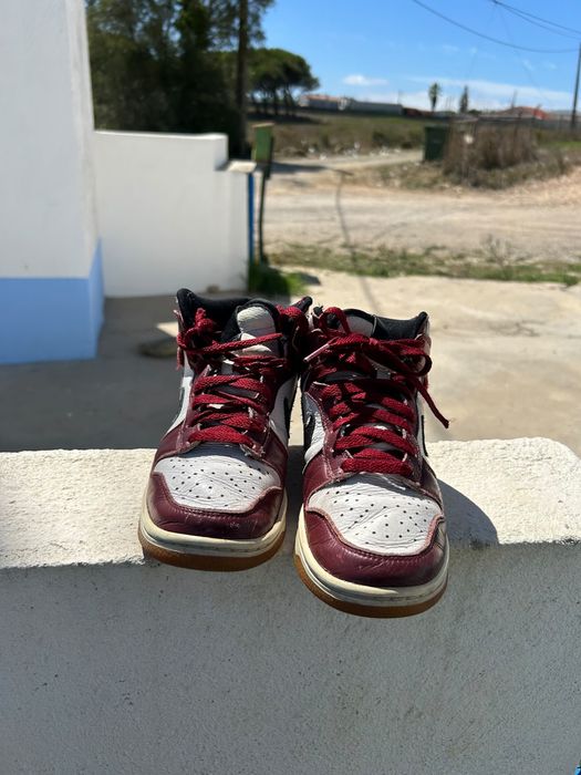 air jordan 1 vermelho e branco