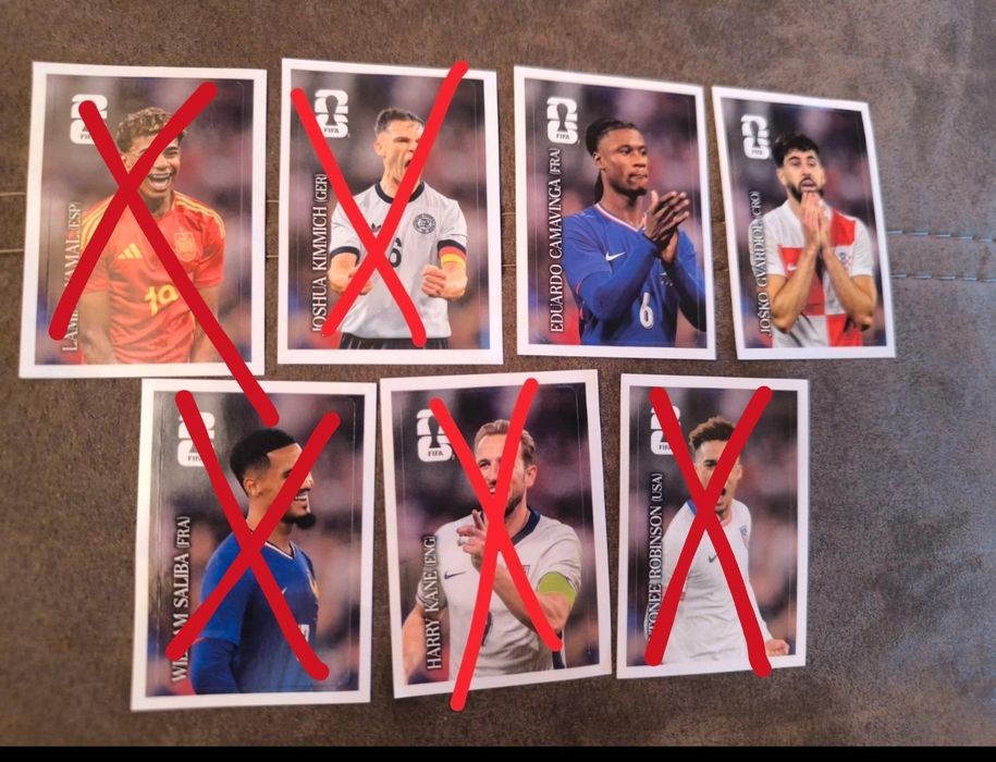 Coleção de Cromos FIFA - Vários Jogadores