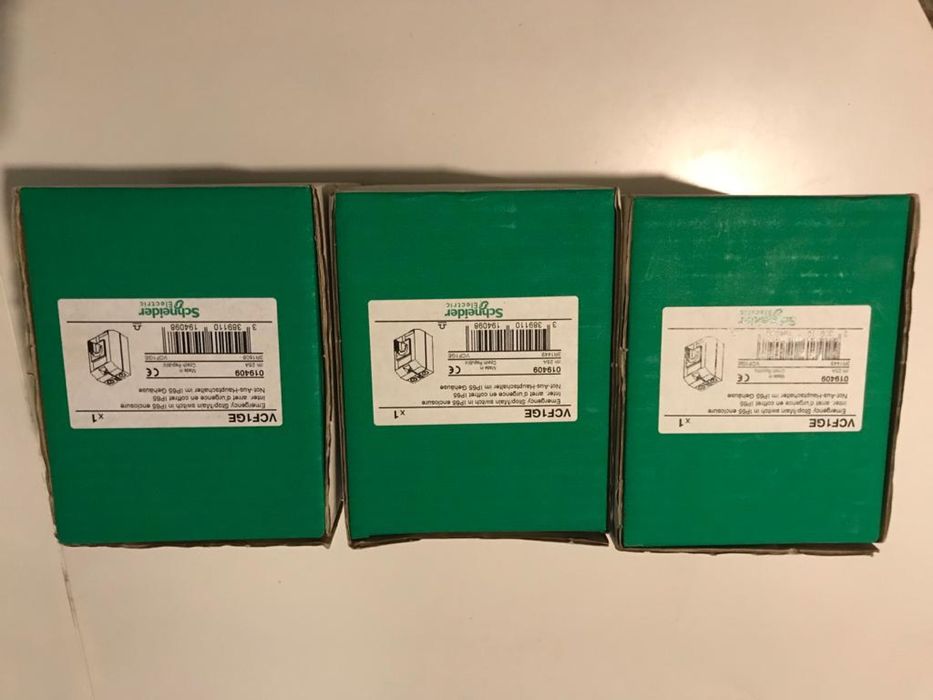 Botoneira SCHNEIDER ELECTRIC - VCF1GE - Botão de Emergência