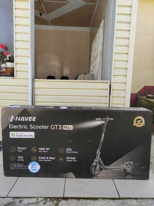 Потужний Електросамокат (запас ходу 75км)NAVEE GT3 MAX EU Black