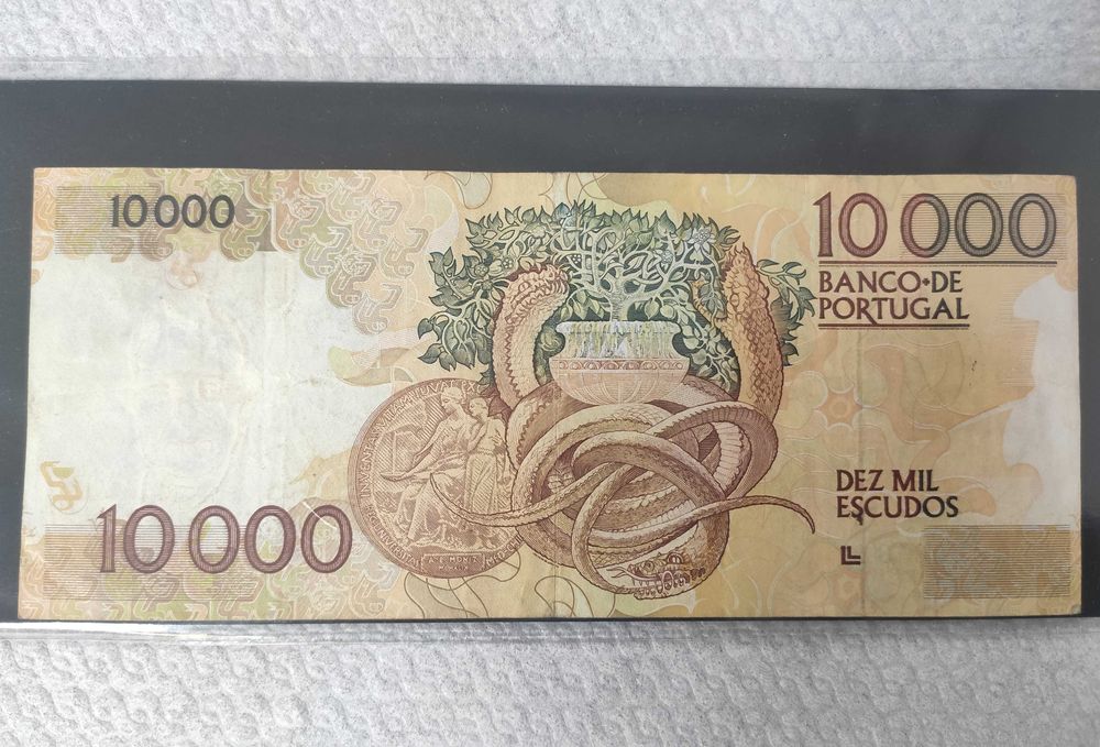 Nota 10000$ Egas Moniz 1989
