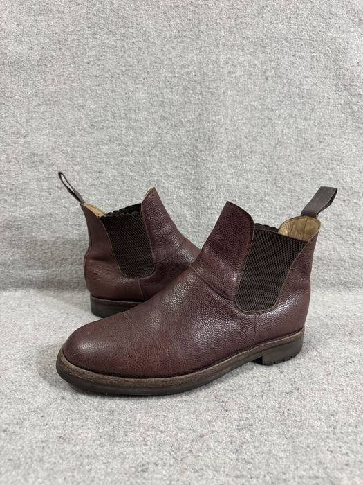 Hoggs of Fife Itshide 3505 Atholl Market Boot Ankle Leather size 8 42 skórzane sztyblety botki