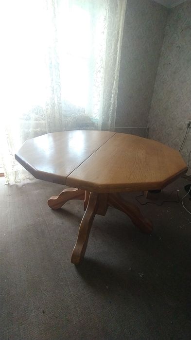 Стол и 4 стула из дуба КОМПЛЕКТ