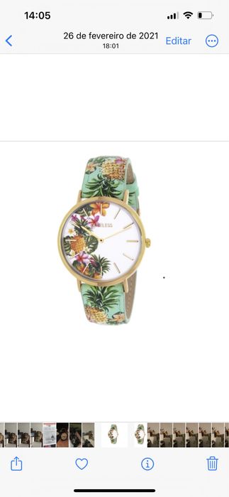 Relógio  Clueless coleção Tropical