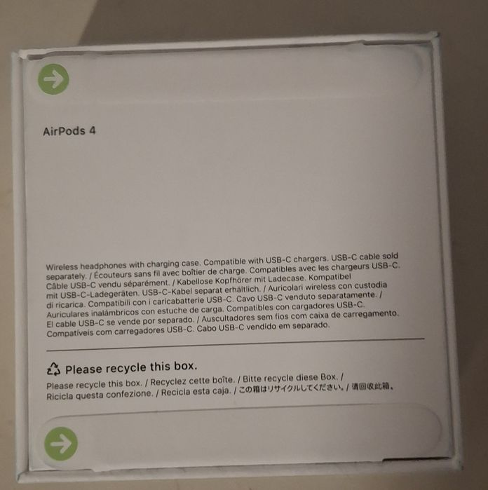 Airpods 4 APPLE (In Ear - Microfone - Branco)