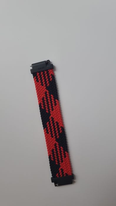 Pasek plecionego materiału 20 mm do zegarka Samsung, Huawei, Amazfit,