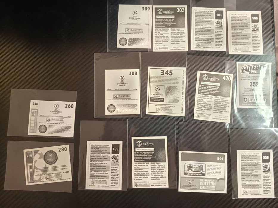 Cromos craques várias coleções
