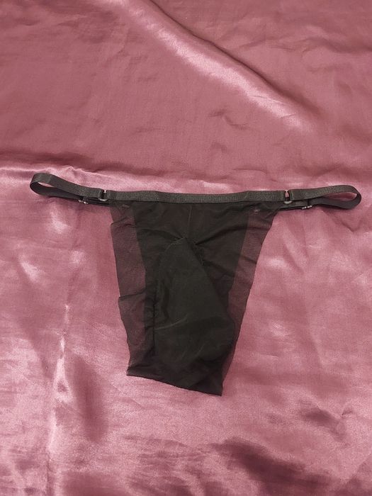 Stringi męskie transparentne ultra cz