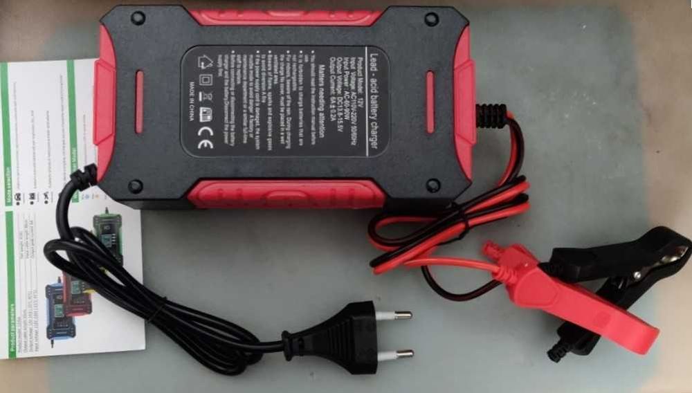 Carregador Baterias Carro / Mota / AGM-GEL