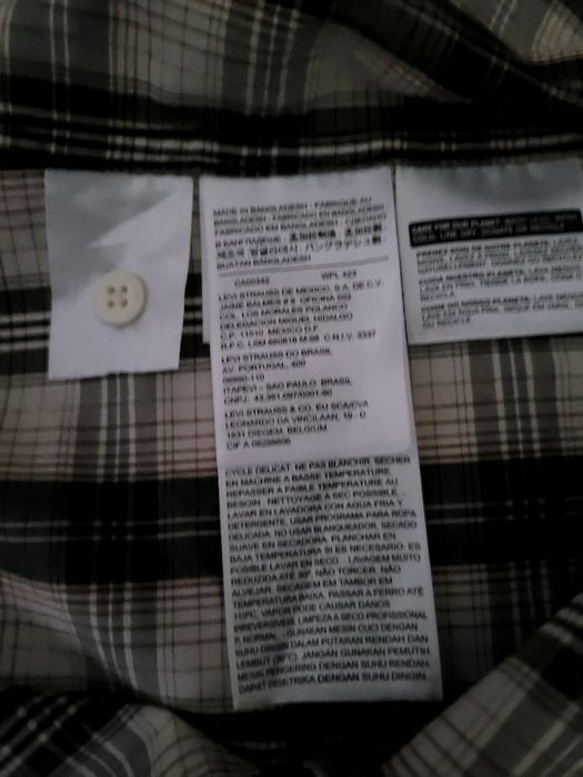 Koszula Levi's roz.M krata bawełna western
