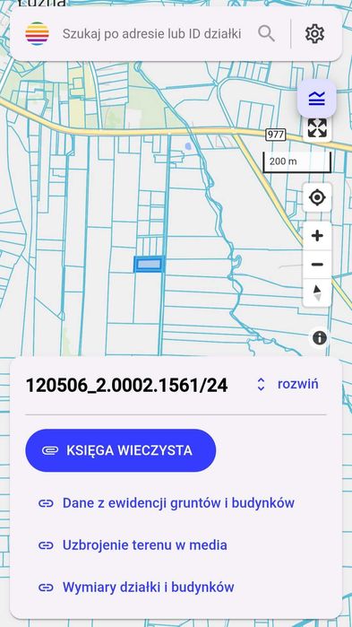 Działka budowlana w Łużnej 14,5 ar - Widok 4
