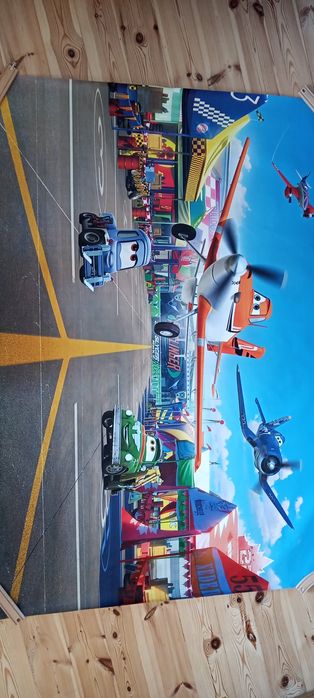 Fototapeta z bajki Samoloty / Auta Disney 184cm x 127cm Dusty