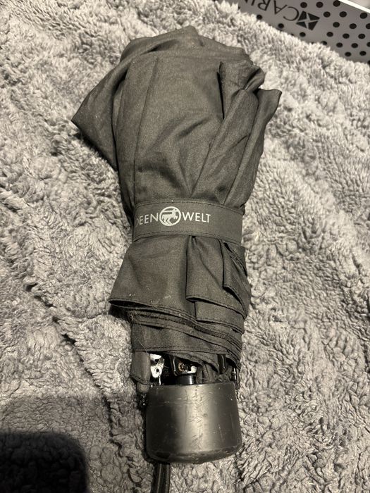 Parasolka skladana czarna