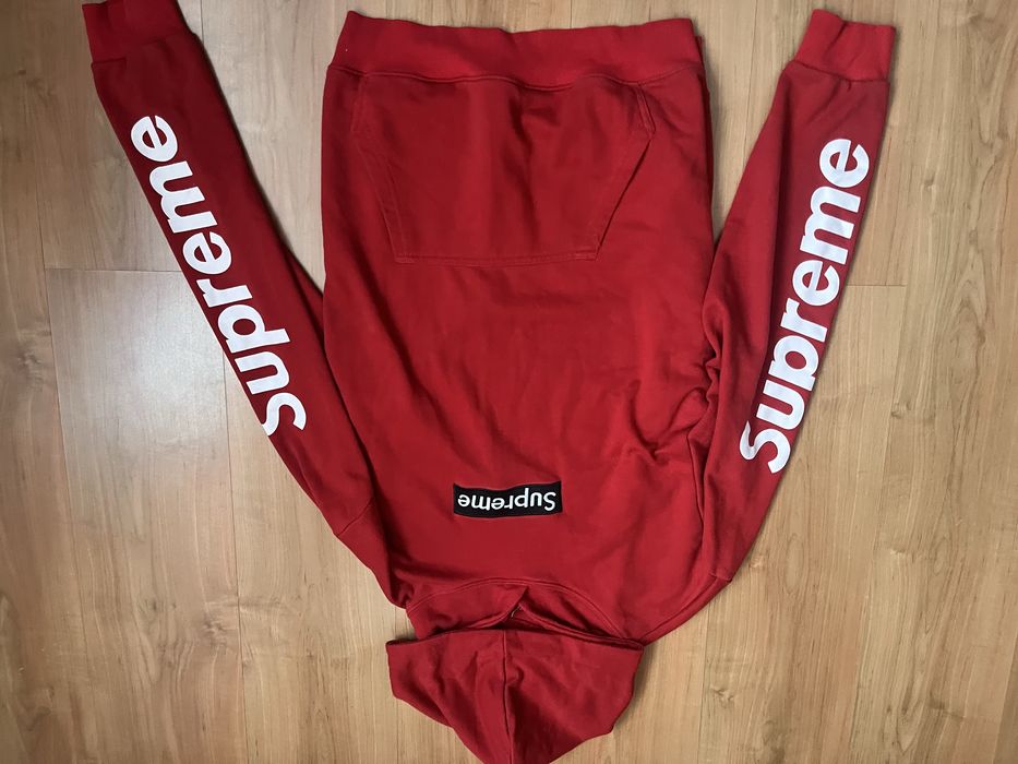 Худи Supreme красная