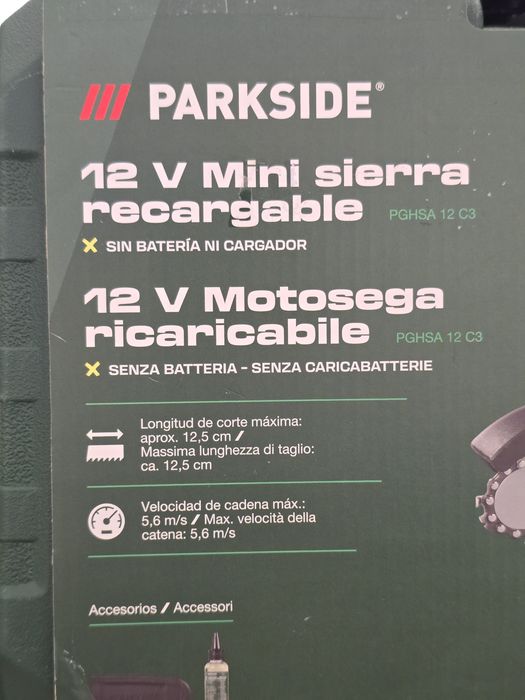 Mini serra 12v parkside