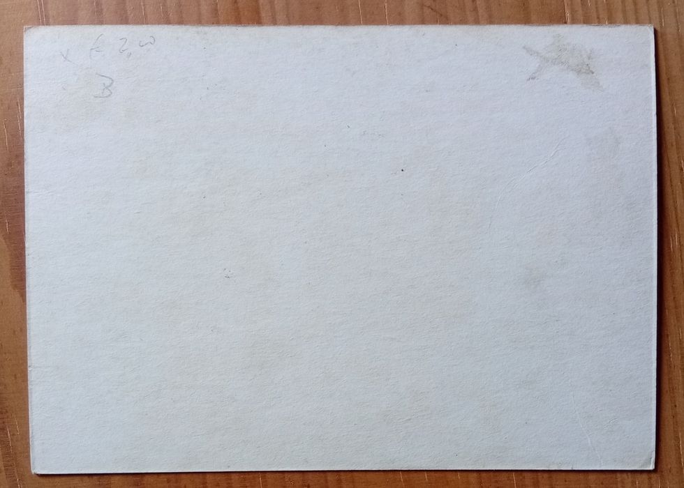 Raro postal da antiga equipa de ciclismo do Sporting