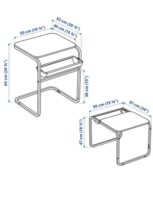 ІКЕА (Ікея) Журнальний столик OLSERÖD, 205.253.56
