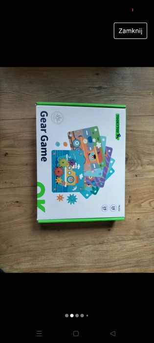 Układanka sensoryczna 18m+ 6plansz