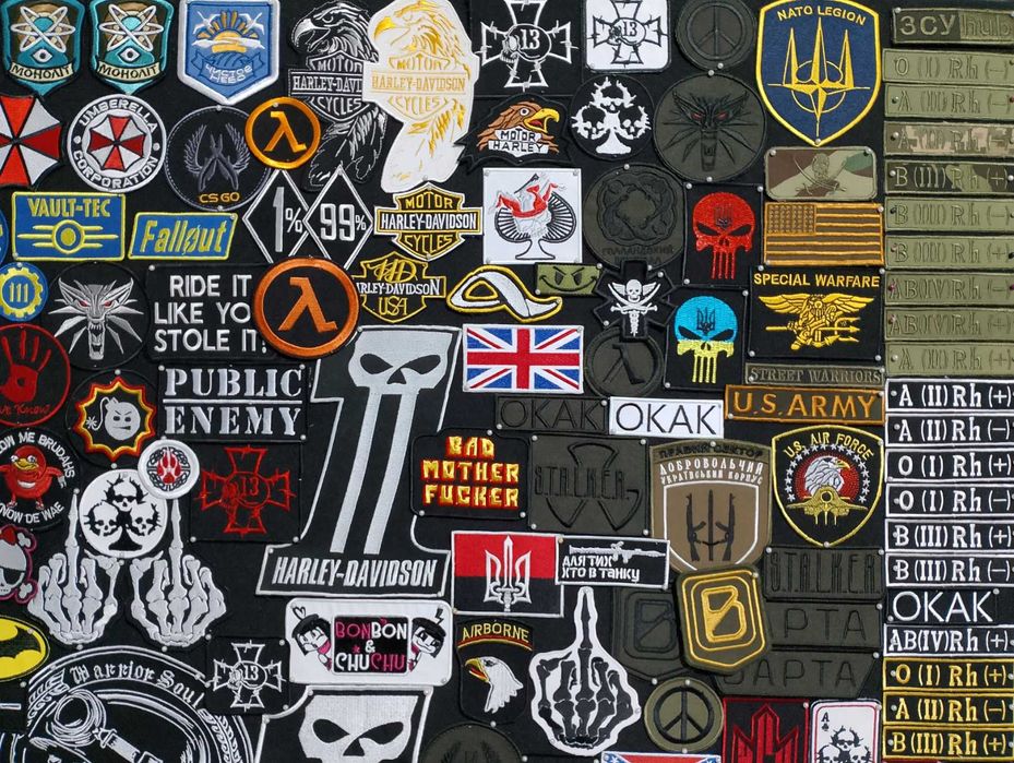 шеврон  патч Военные, патриотичные т.д на липучке велкро или без