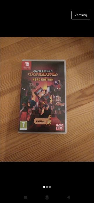 Gra Nintendo Switch minecraft dungeons