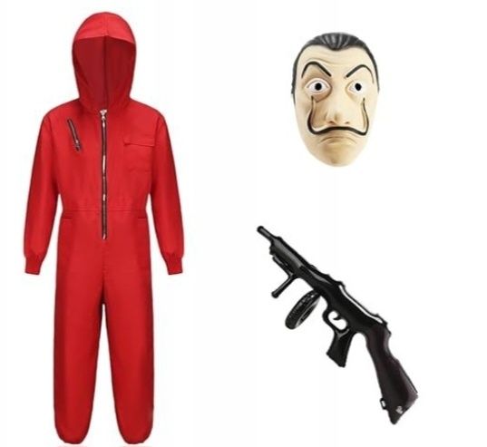 Nowy! Kostium stroj dom z papieru przebranie karnawał halloween