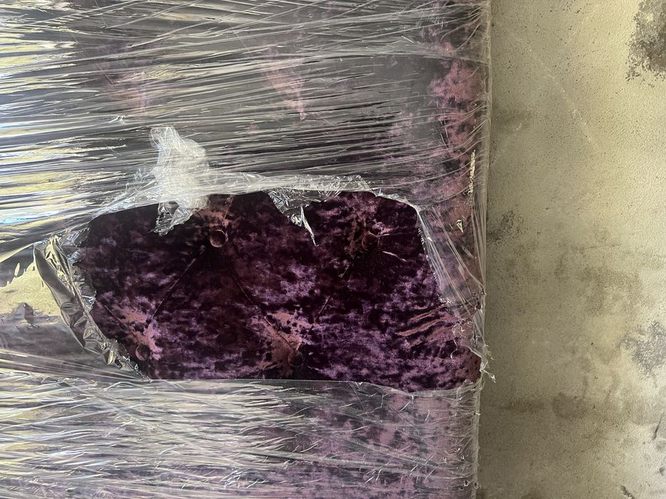 Testeira de cama cor roxo