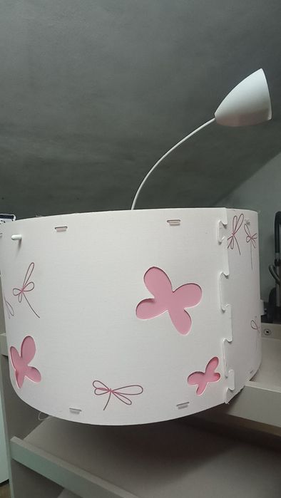 Candeeiro Teto Vertbaudet Borboletas – Conjunto Completo (c/ Lâmpada)