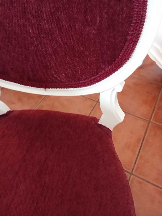 Cadeiras vintage sala conjunto de 4