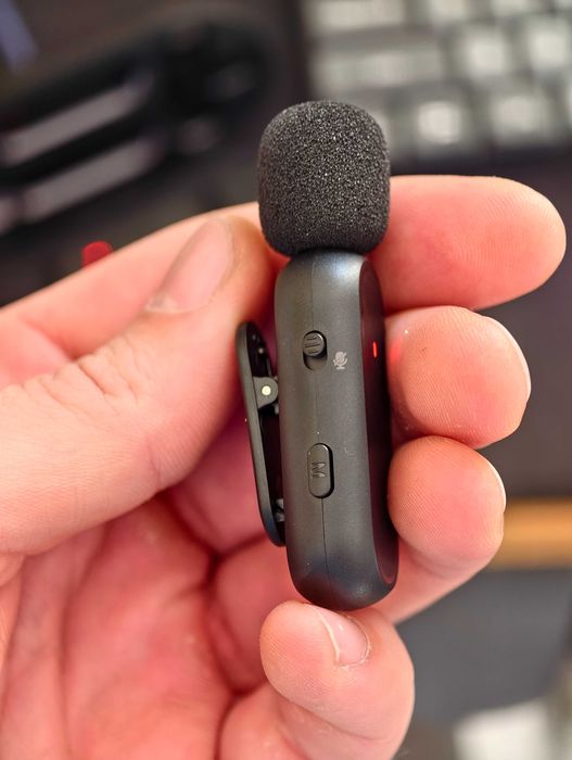 zestaw 2X MIKROFON bezprzewodowy DO IPHONE (LIGHTNING) | etui ładujące