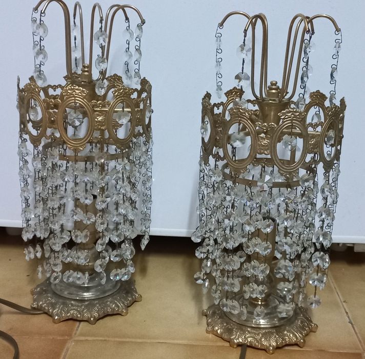 2 candieiros de mesa