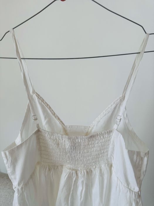 Nowa C&A sukienka biala bawelna S/M