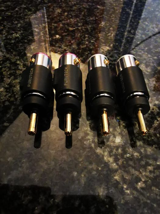 Furutech FT-212 (G) Wtyki bananowe High-End, pozłacane 24k