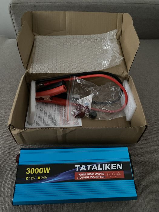 Інвертор чистий синус 12V на 220V Tataliken 3000W