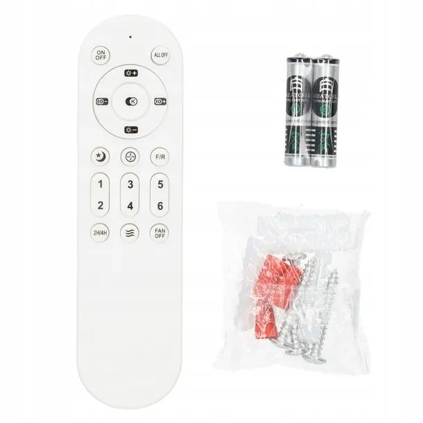 WS-FPZ170-50R-BK bez łopatkowy wentylator sufitowy z oświetleniem LED