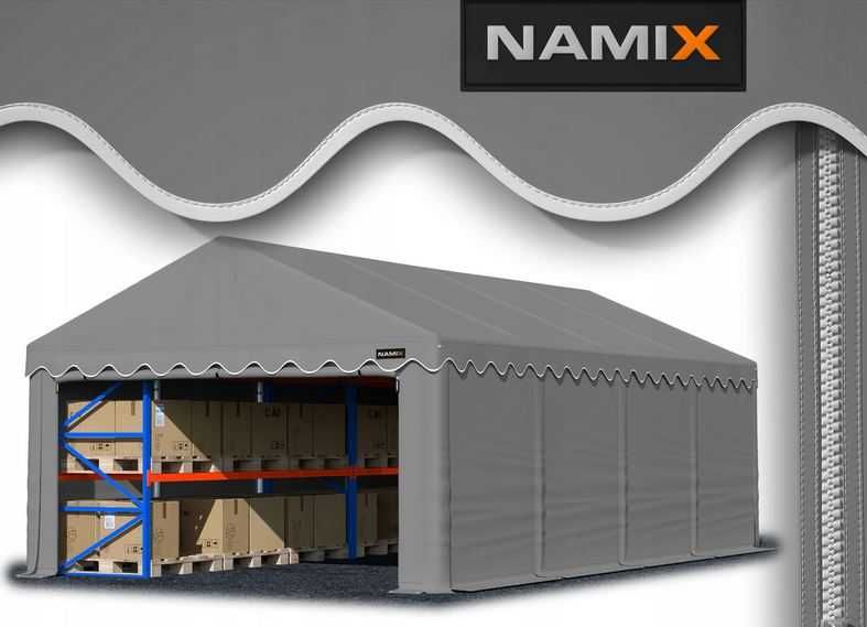 Namiot BASIC 5x8 magazynowy handlowy garaż PE 240g/m2