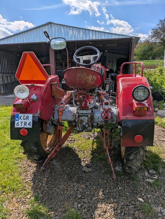Traktor ciągnik Fahr D22 PH 1952 rok wóz i koparka gratis