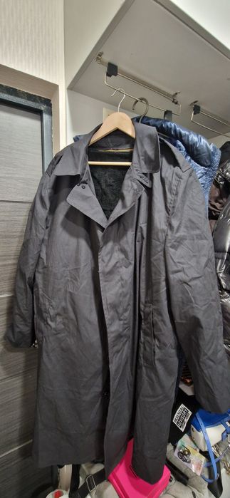 Пальто-плащ мужское новое 54-56 размер с подстежкой мех