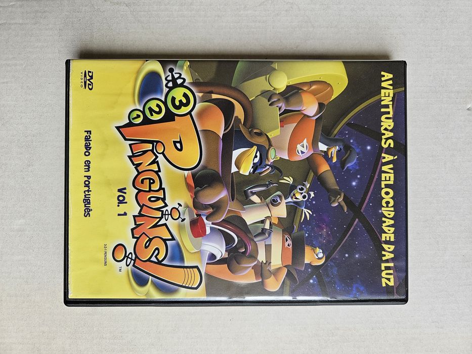 DVD 3,2,1 Pinguins Vol 1 Usado