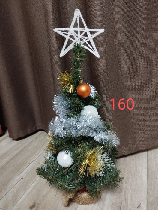 Искусственные новогодние елки дождик Дед мороз игрушки новогодние СССР