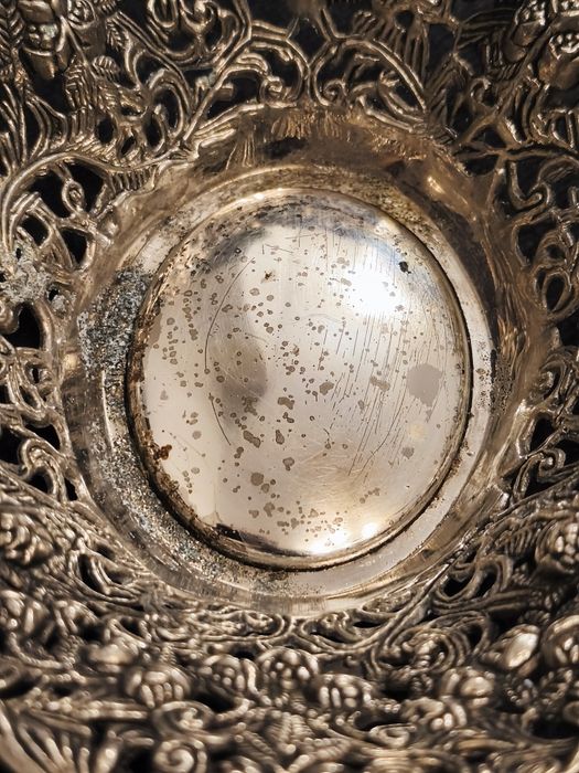 Misa miska patera naczynie ozdobne vintage, pięknie zdobione