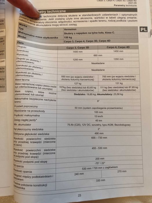 Wózek inwalidzki Carpo 4