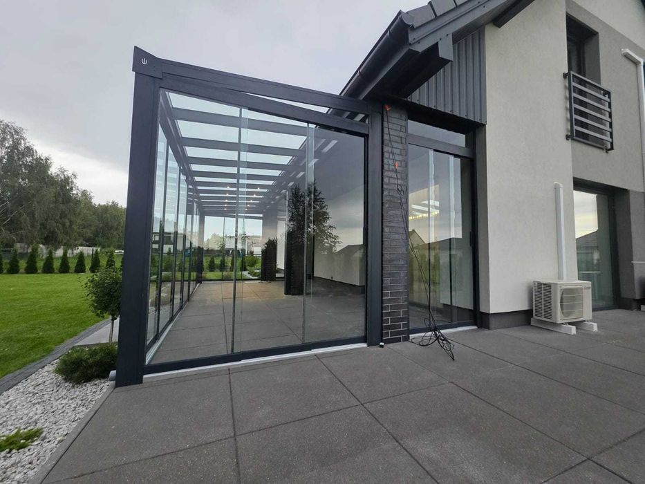 Zadaszenie tarasu Pergola Ogród zimowy Szklane zabudowy Ściany przesuwne pl