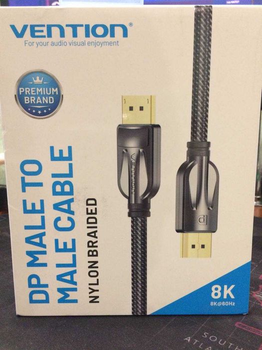 Кабель 8k Vention DisplayPort 1.4 Cable 8K 60Hz 4K HDR 144Hz 2K 165Hz